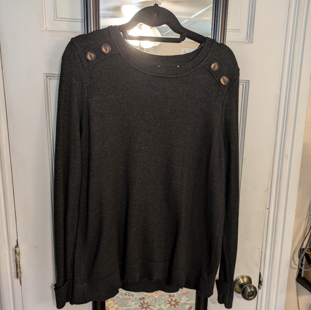 Fortune and Ivy XL dark gray sweater